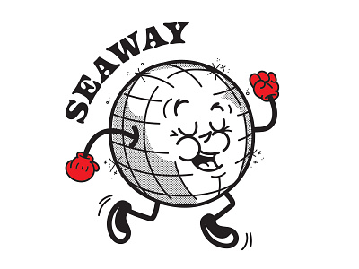 Seaway Merch Disco Ball character discoball merch seaway vector vector illustration