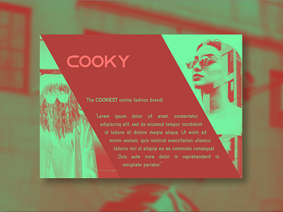 Cooky - Fashion Retail Website branding branding design design graphic design iu design sketchapp ui ux visual identity webdesign website design