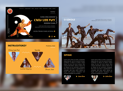 Choy Lee Fut Kung Fu School branding branding design design graphic design ui ux visual identity webdesign website