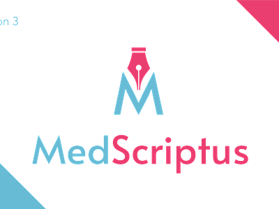 MedScriptus - Medical scribes logo branding branding design design graphic design logo typography vector visual identity