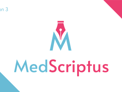 MedScriptus - Medical scribes logo branding branding design design graphic design logo typography vector visual identity