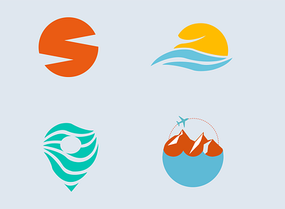Travel Company Logos branding design graphic design illustrator design logo logodesign vector visual identity