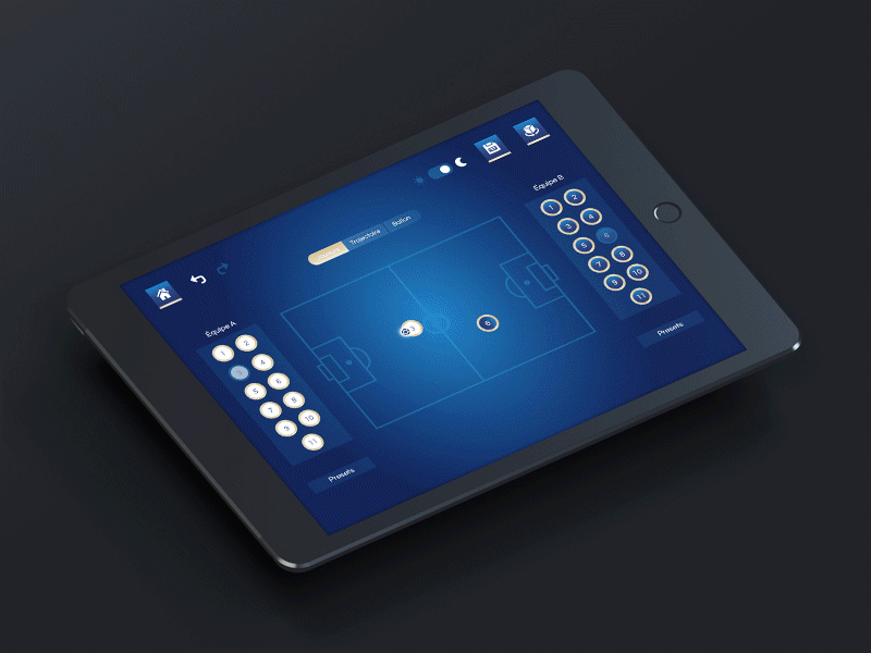 Soccer referees animation app soccer toggle ui ux ux ui