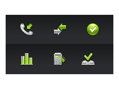 Small icons for new project box card check icons interaction office phone statistics
