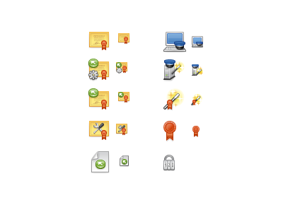 Icons for InfoWatch certificate code icons support wand