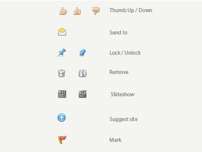 Icons for Similar Pages