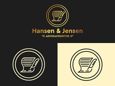 "Hansen & Jensen" Lawyers Logo