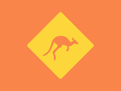 Kangaroo logo - The Daily Logo Challenge - 19 australia dailylogo dailylogochallenge illustration kangaroo logo