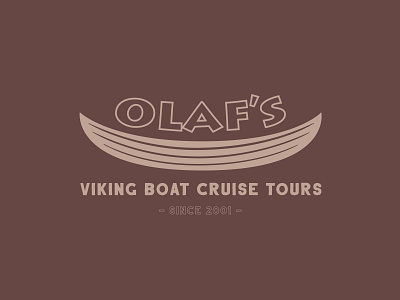 Boat logo - The Daily Logo Challenge - 23 boat boat logo challenge dailychallenge dailylogo dailylogochallenge illustration viking