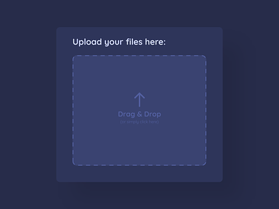 File Upload - DailyUI - 031