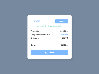 Redeem Coupon - DailyUI - 061 challenge coupon daily dailychallenge dailydesign dailydesignchallenge dailyui dailyui 061 dailyuichallenge experience interaction interface ixd ui uiux user ux