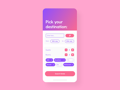 Hotel Booking - DailyUI - 067 booking challenge daily dailychallenge dailydesignchallenge dailyui dailyui 067 dailyuichallenge dailyuidesign experience hotel hotel booking interaction interface ixd reservation ui uiux user ux