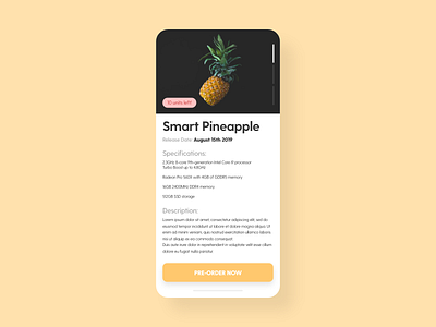 Pre-Order - DailyUI - 075 challenge coming soon daily dailyui dailyui 075 dailyuichallenge dailyuidesign experience interaction interface ixd order pre order preorder product ui uiux upcoming user ux