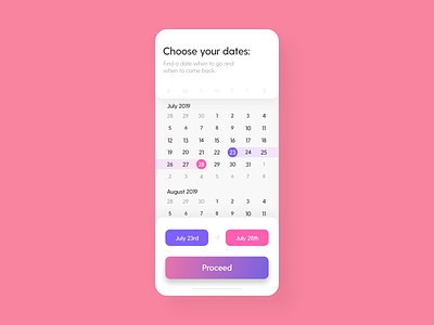 Date Picker - DailyUI - 080