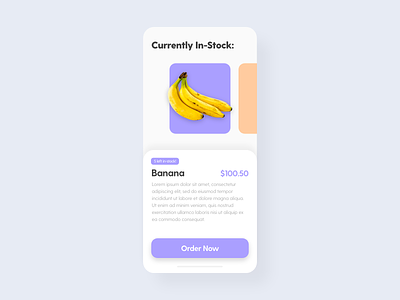 Currently In-Stock - DailyUI - 096 challenge currently in stock daily dailychallenge dailyui dailyui 096 dailyuichallenge dailyuidesign experience in stock interaction interface order order now product stock user