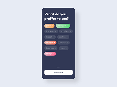 Categories - DailyUI - 099