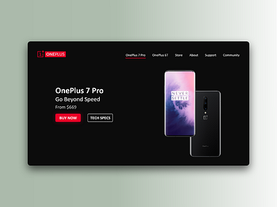 OnePlus Web Concept