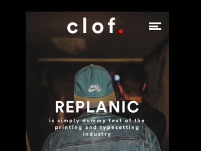 Responsive web Clof