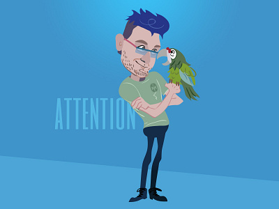 "Attention" - character design