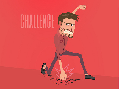 "Challenge" - character design character design design illustration playing cards playingcards vector