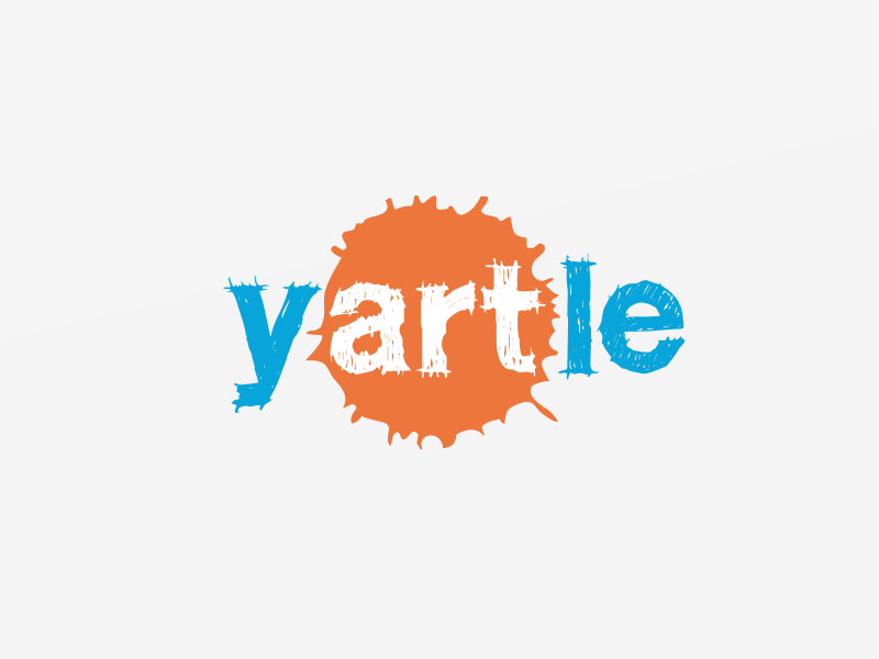 Yartle - Logo branding design gif identity logo typography vector