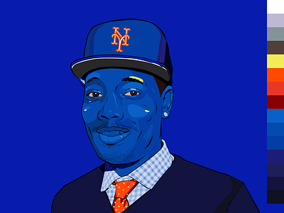 Michael Che Portrait Rd.xBLU// Series