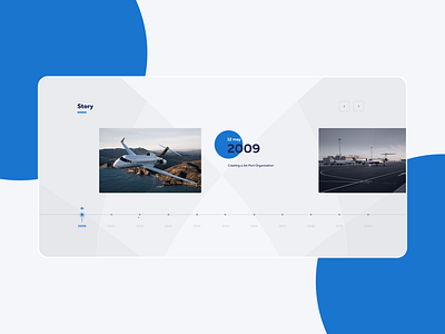 History screen aircraft business aviation corporate site minimalism slider ui ux web design