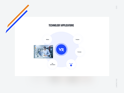 VR landingpage minimalism promo ui ux vector vr web design white