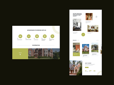 Concept architectural agency architecture home icons interior design minimalism primum ui ux vector webdesign