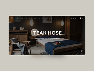 Teak Furniture bed bedroom dimusbaev furniture market minimalism online shop teak ui ux web design
