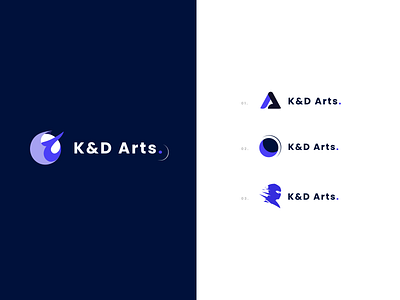 K&D Arts branding dimusbaev ilustration logo logo design logodesign minimalism modern team