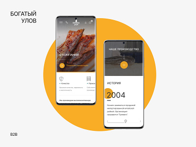 Rich catch adaptive app busines dimusbaev figma fish icon meat minimalism mobile ui ux web design