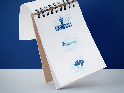 Icons for airline adobe illustrator aircraft airline design figma icon illustration minimalism vector web web design