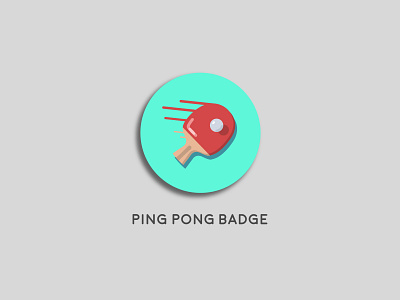 Ping Pong Badge