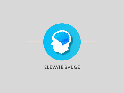 Elevate Badge app badges design elevate graphic deisgn icon illustration