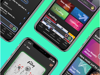 Anghami Neon Theme (Unofficial)