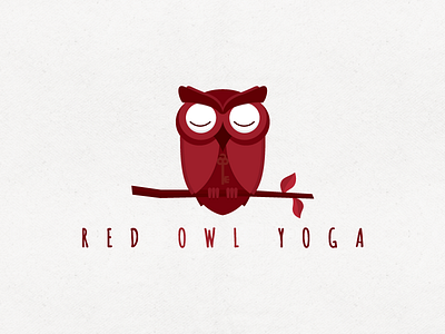Red Owl Logo brand identity logo owl red