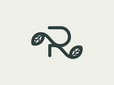 RP Monogram/Logo Mark 1 green letters logo monogram