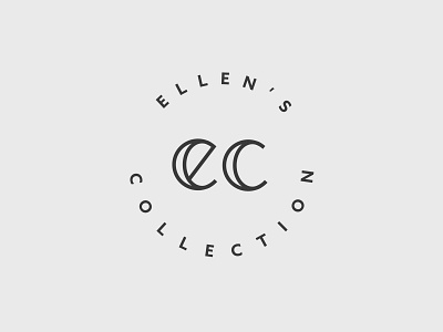 Ellen's Collection - Logo Concept 1 branding chic design high end identity logo logomark luxury typography
