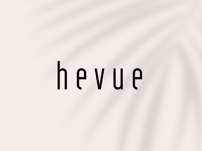 Hevue - Logo Concept 2 beauty brand identity branding chic cosmetics design high end identity logo logomark luxury minimal modern typography