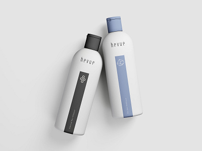 Hevue - Packaging beauty brand identity branding chic cosmetics design flat high end identity logo logomark luxury minimal mockup modern packaging typography