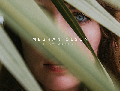 Meghan Olson Photography beauty brand identity branding design high end identity logo minimal modern photography branding typography
