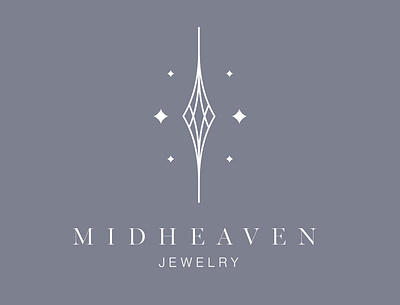 Midheaven Jewelry Logo branding chic design high end identity logo logomark luxury minimal modern