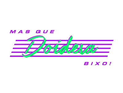 Doidera V 80s style 90s design art brasil brazil design graphic design illustration illustrator vintage
