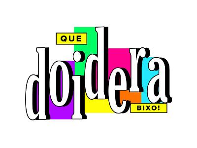 Doidera! 90s design brasil brazil graphic design illustration retro retro design retrowave vintage