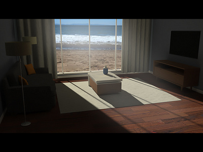 Interior Modelling First Scene Dribbble 3d modeling cinema 4d physicalrender still