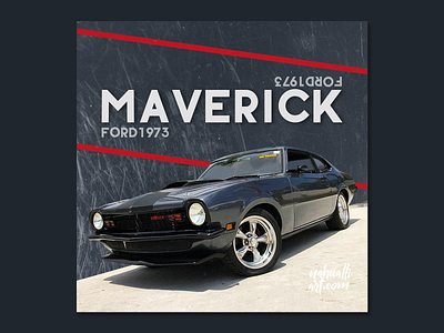 Ford Maverick 1973 branding car design ford maverick