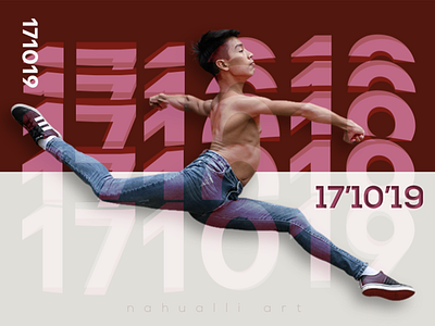 Dance design typography