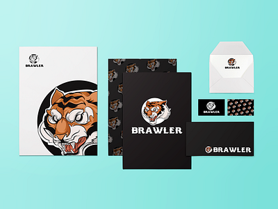 Brawler logo branding design illustration logo vector