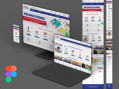 Pharmacy Redesign flat web app webdesign figmadesign figma ui design branding